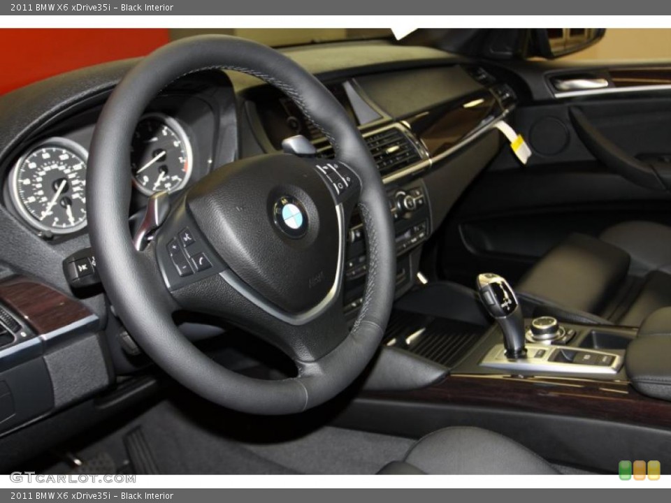 Black Interior Dashboard for the 2011 BMW X6 xDrive35i #42636520