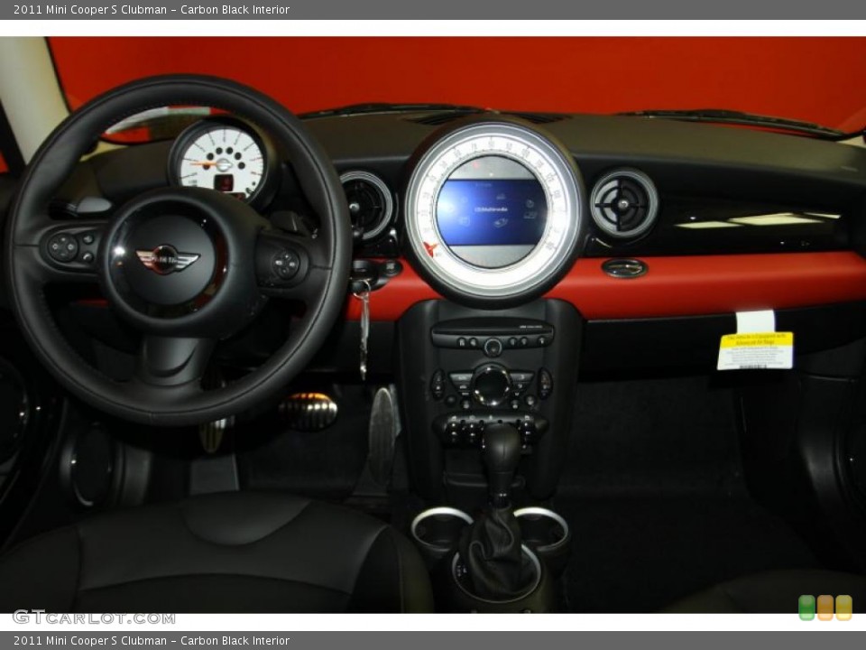 Carbon Black Interior Dashboard for the 2011 Mini Cooper S Clubman #42637240