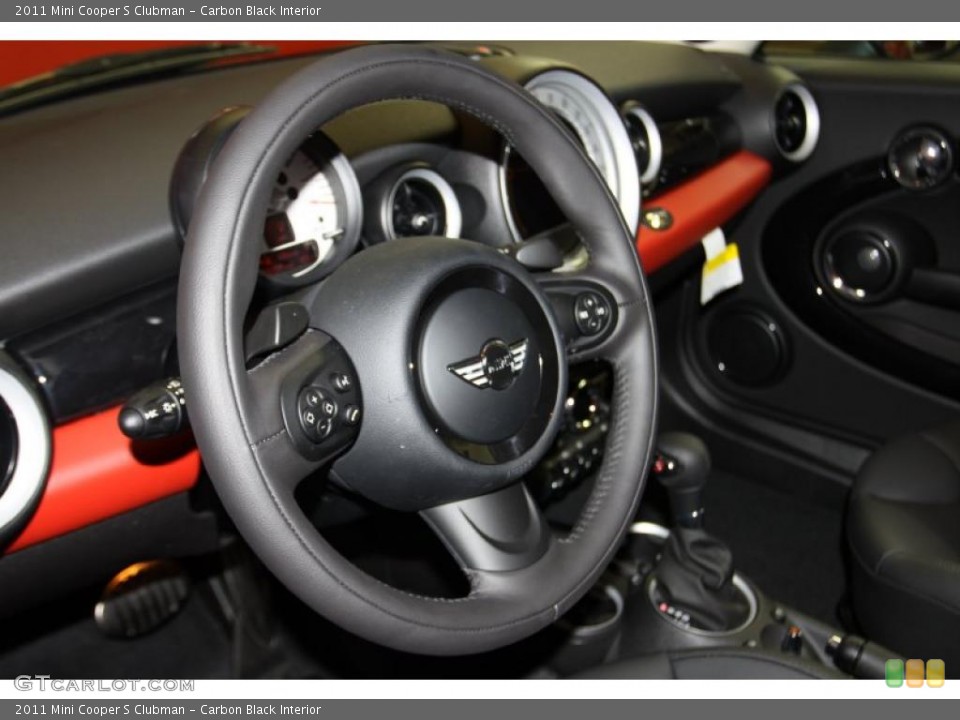Carbon Black Interior Dashboard for the 2011 Mini Cooper S Clubman #42637289