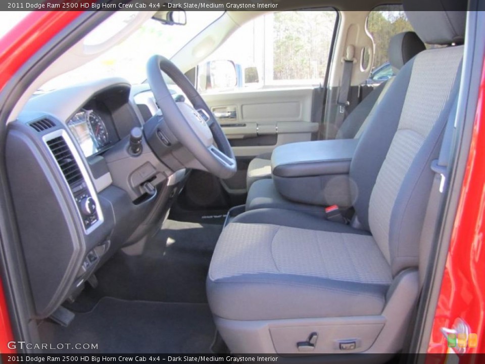 Dark Slate/Medium Graystone Interior Photo for the 2011 Dodge Ram 2500 HD Big Horn Crew Cab 4x4 #42640612