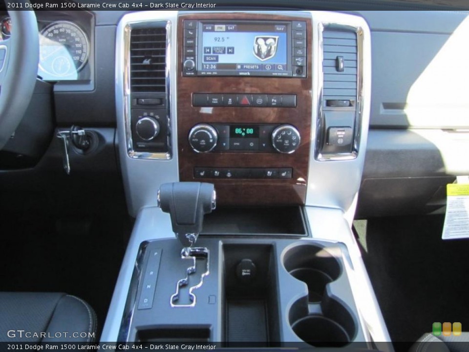 Dark Slate Gray Interior Navigation for the 2011 Dodge Ram 1500 Laramie Crew Cab 4x4 #42641076