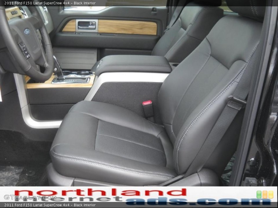 Black Interior Photo for the 2011 Ford F150 Lariat SuperCrew 4x4 #42641384