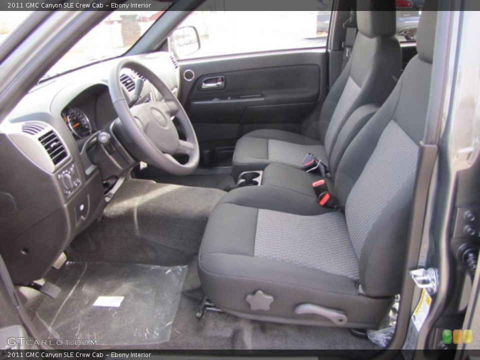 Ebony Interior Photo for the 2011 GMC Canyon SLE Crew Cab #42642388