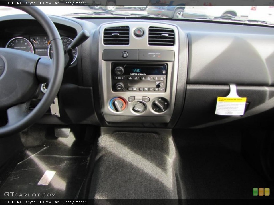 Ebony Interior Controls for the 2011 GMC Canyon SLE Crew Cab #42642450