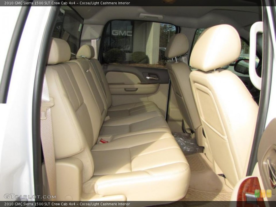 Cocoa/Light Cashmere Interior Photo for the 2010 GMC Sierra 1500 SLT Crew Cab 4x4 #42643472