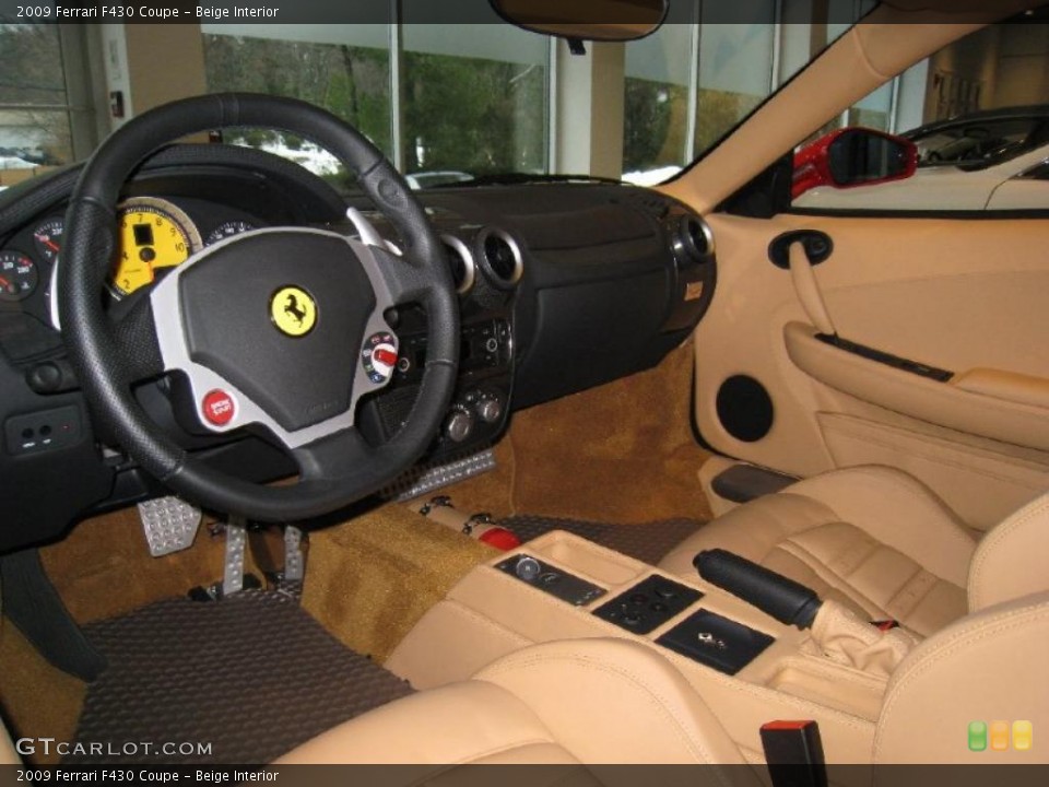 Beige Interior Prime Interior for the 2009 Ferrari F430 Coupe #42643484