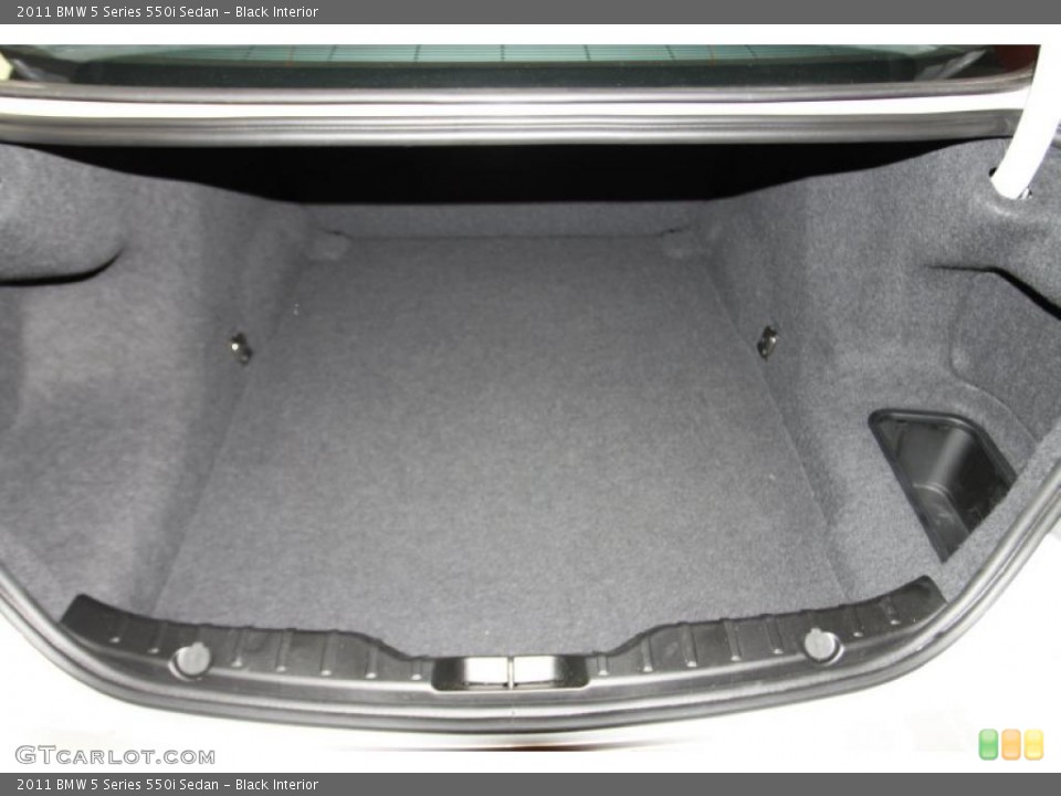 Black Interior Trunk for the 2011 BMW 5 Series 550i Sedan #42644668