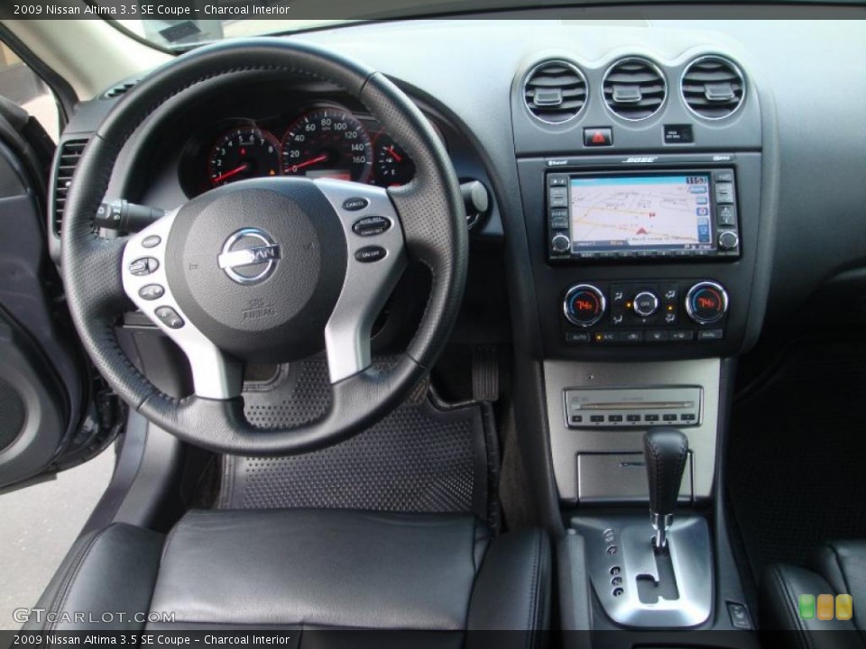 Charcoal Interior Dashboard for the 2009 Nissan Altima 3.5 SE Coupe #42645792