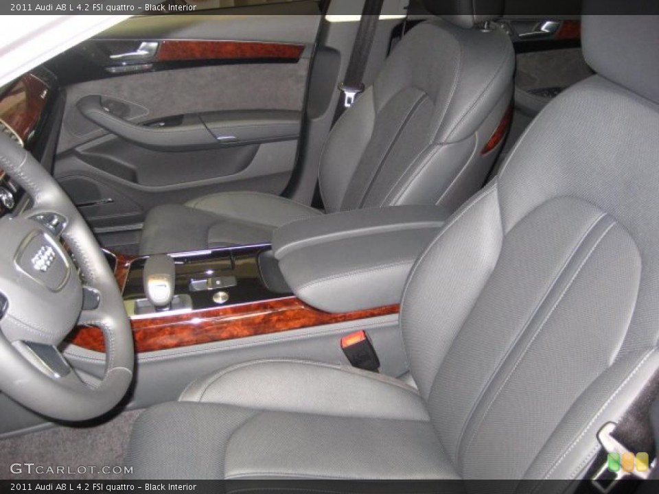 Black Interior Photo for the 2011 Audi A8 L 4.2 FSI quattro #42647648