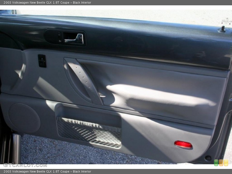 Black Interior Door Panel for the 2003 Volkswagen New Beetle GLX 1.8T Coupe #42647992