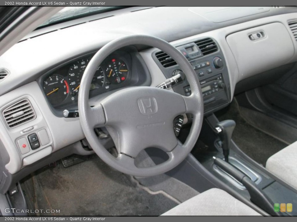 Quartz Gray Interior Prime Interior for the 2002 Honda Accord LX V6 Sedan #42661040