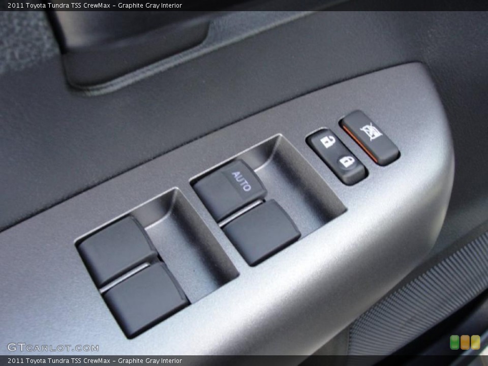 Graphite Gray Interior Controls for the 2011 Toyota Tundra TSS CrewMax #42661676