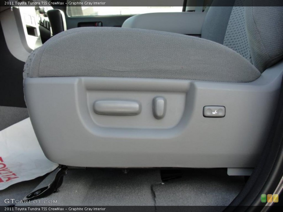 Graphite Gray Interior Controls for the 2011 Toyota Tundra TSS CrewMax #42661705