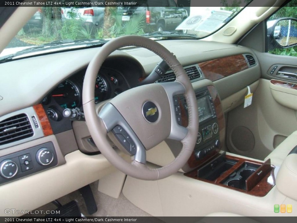 Light Cashmere/Dark Cashmere Interior Prime Interior for the 2011 Chevrolet Tahoe LTZ 4x4 #42664189