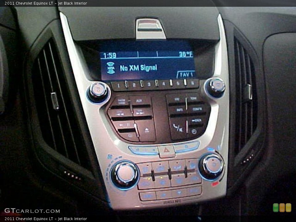Jet Black Interior Controls for the 2011 Chevrolet Equinox LT #42665461
