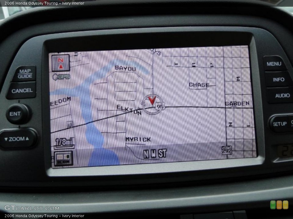 Ivory Interior Navigation for the 2006 Honda Odyssey Touring #42673678