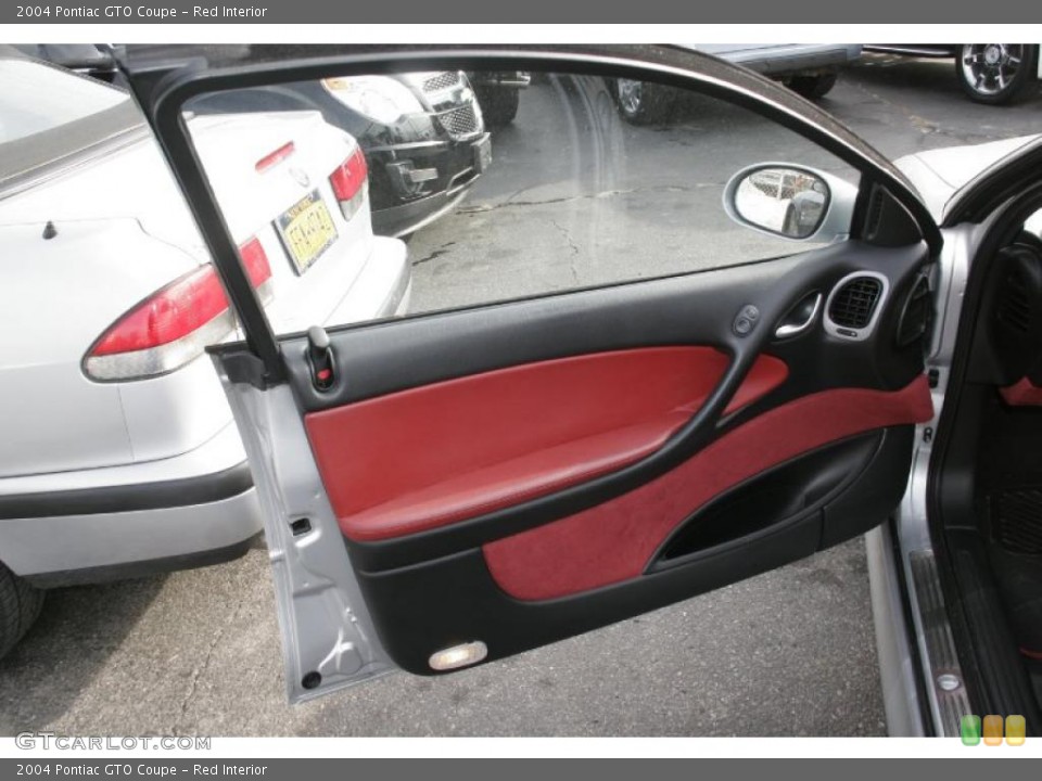 Red Interior Door Panel for the 2004 Pontiac GTO Coupe #42676939