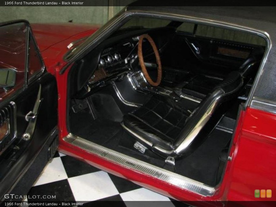 Black Interior Photo for the 1966 Ford Thunderbird Landau #42677764