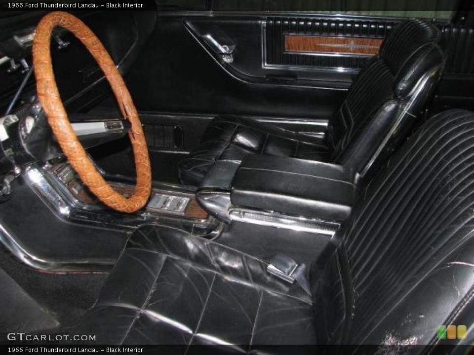 Black Interior Photo for the 1966 Ford Thunderbird Landau #42677772