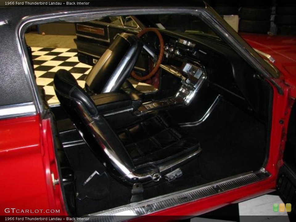 Black Interior Photo for the 1966 Ford Thunderbird Landau #42677780