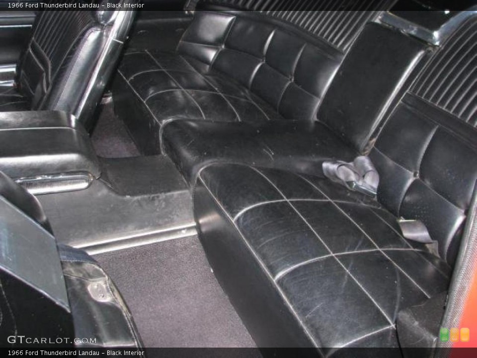 Black 1966 Ford Thunderbird Interiors