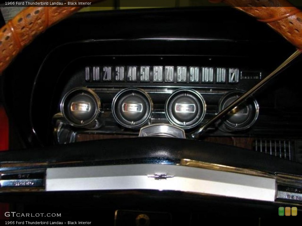 Black Interior Gauges for the 1966 Ford Thunderbird Landau #42677840