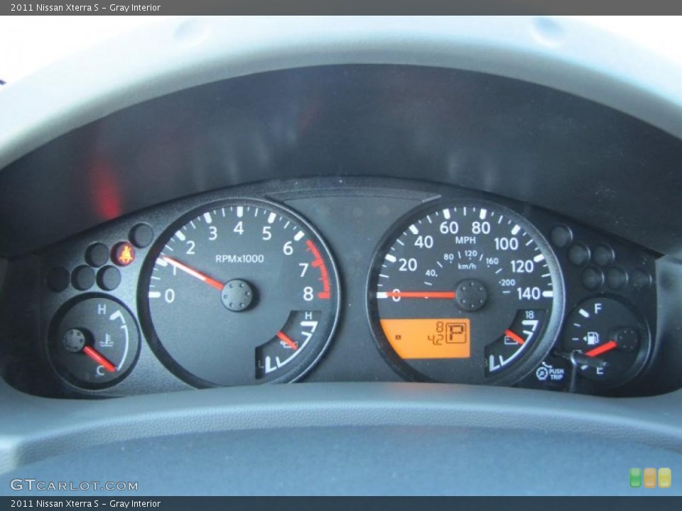 Gray Interior Gauges for the 2011 Nissan Xterra S #42679037