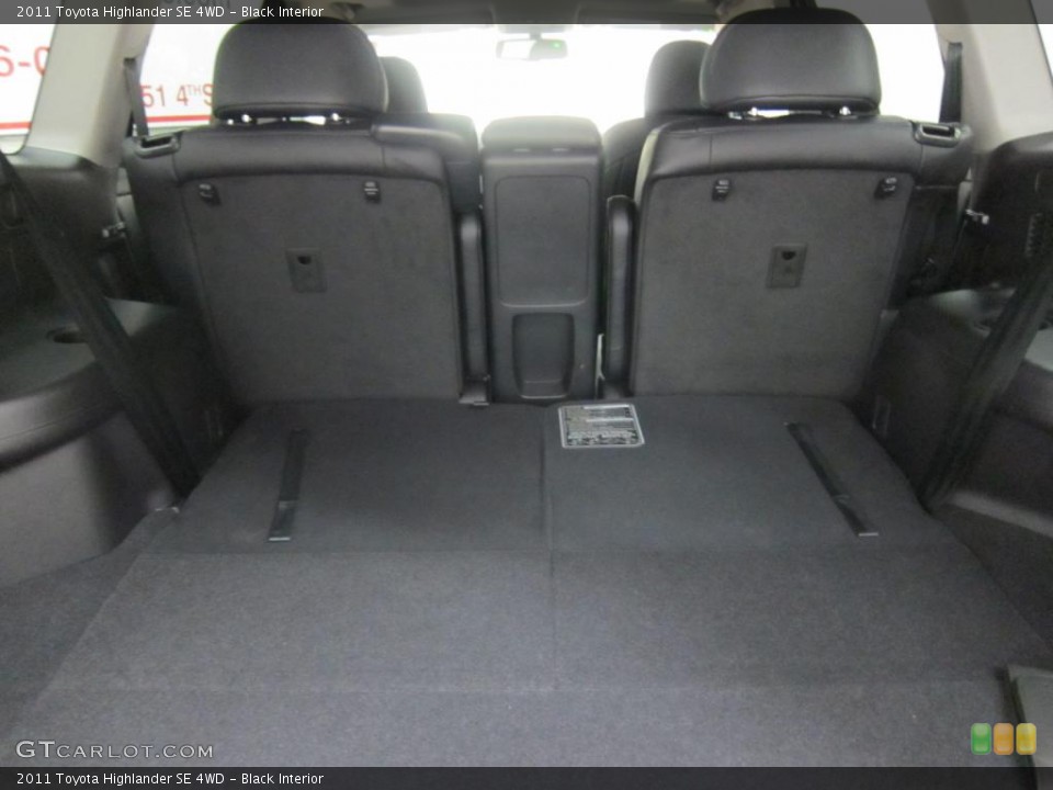 Black Interior Trunk for the 2011 Toyota Highlander SE 4WD #42683771