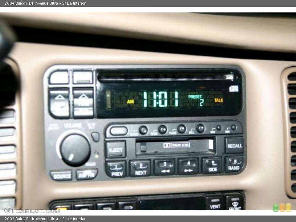 Shale Interior Controls for the 2004 Buick Park Avenue Ultra #42685211