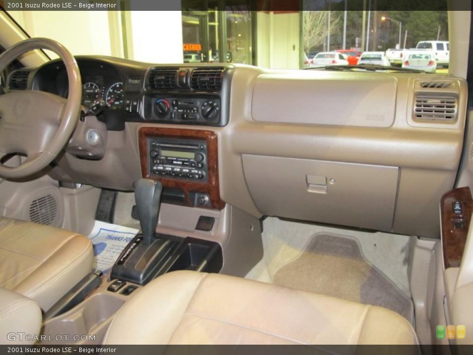 Beige Interior Dashboard for the 2001 Isuzu Rodeo LSE #42689827