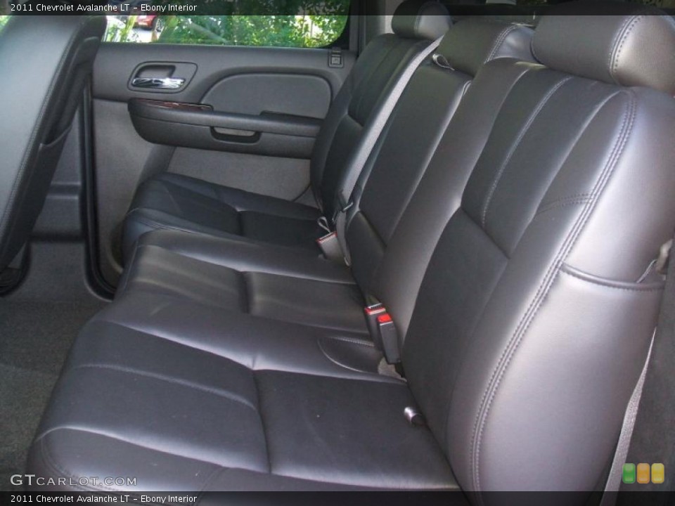 Ebony Interior Photo for the 2011 Chevrolet Avalanche LT #42690619