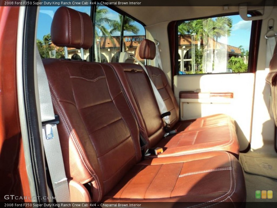 Chaparral Brown Interior Photo for the 2008 Ford F350 Super Duty King Ranch Crew Cab 4x4 #42694183