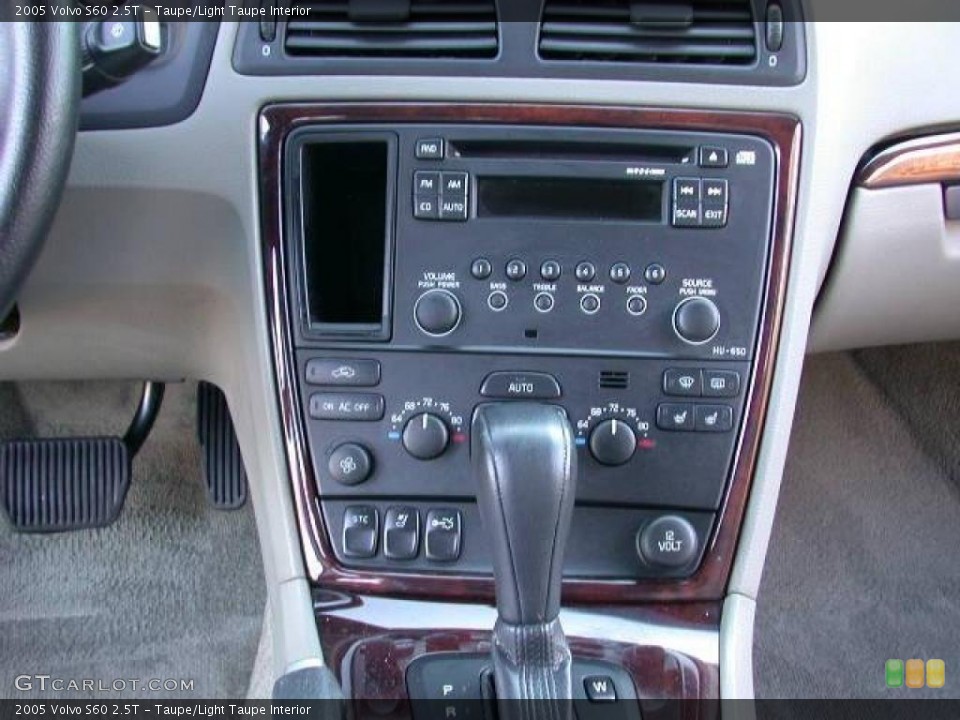 Taupe/Light Taupe Interior Controls for the 2005 Volvo S60 2.5T #42696567