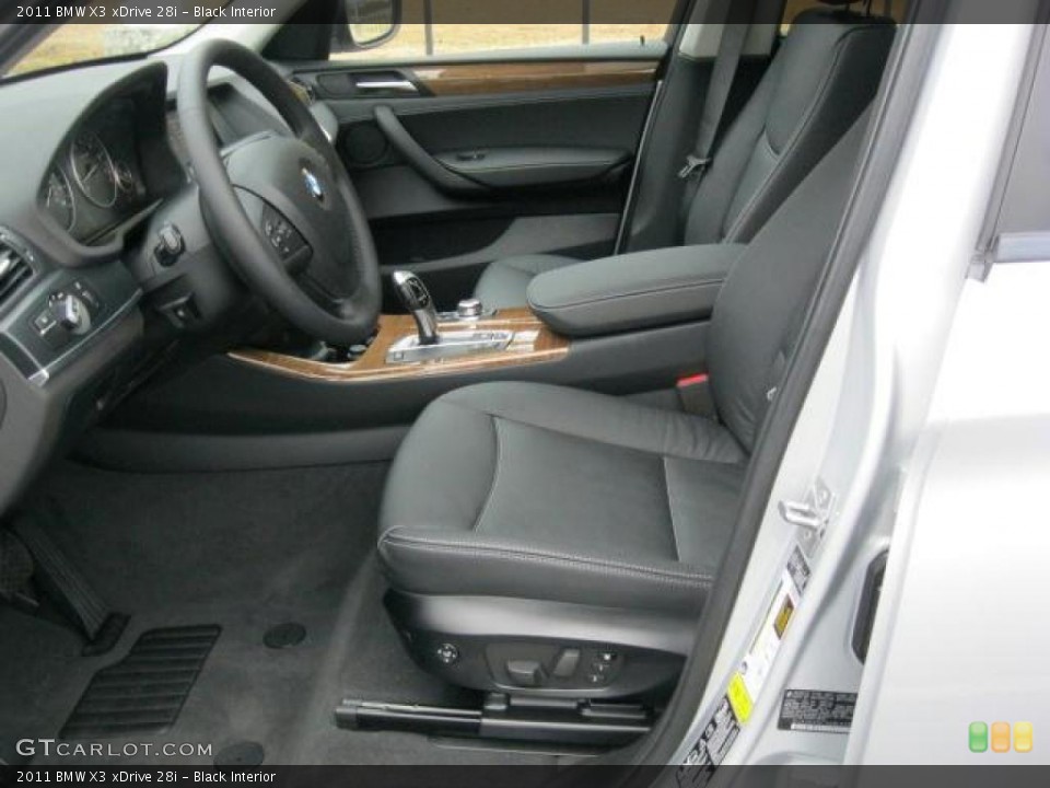 Black Interior Photo for the 2011 BMW X3 xDrive 28i #42701439