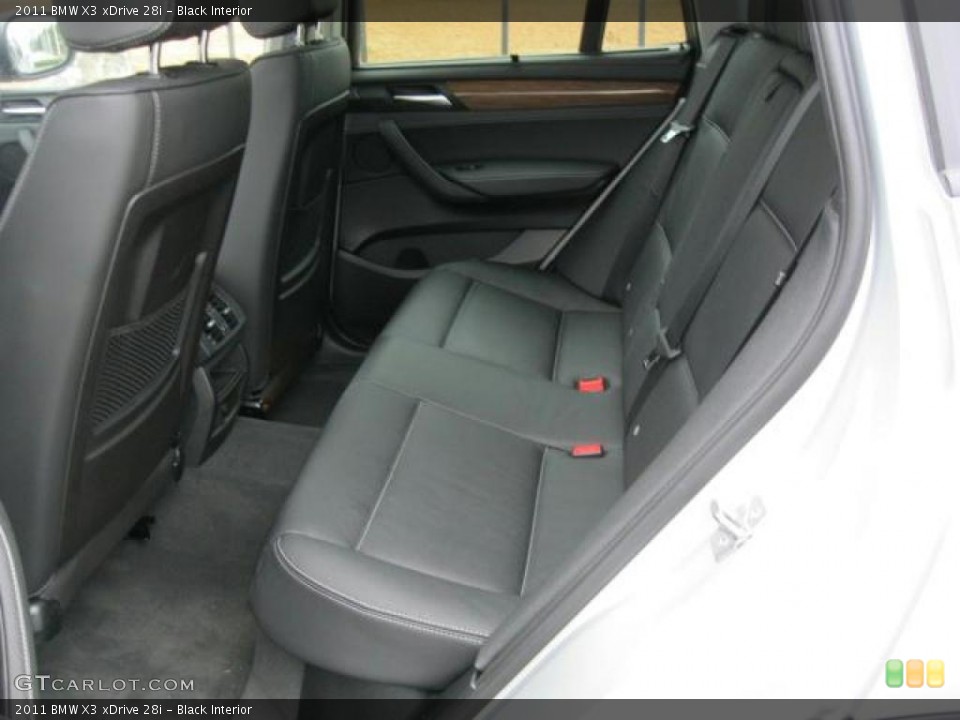Black Interior Photo for the 2011 BMW X3 xDrive 28i #42701455