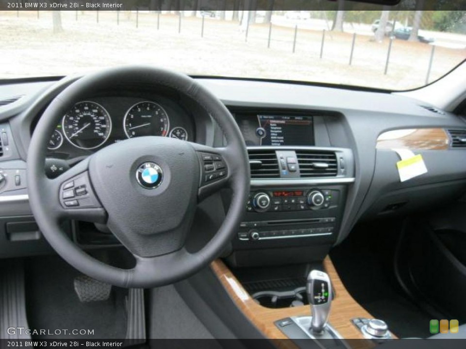 Black Interior Dashboard for the 2011 BMW X3 xDrive 28i #42701495
