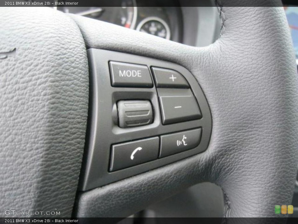 Black Interior Controls for the 2011 BMW X3 xDrive 28i #42701567