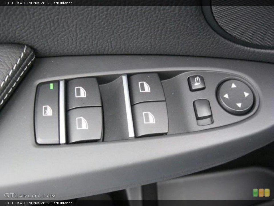 Black Interior Controls for the 2011 BMW X3 xDrive 28i #42701623