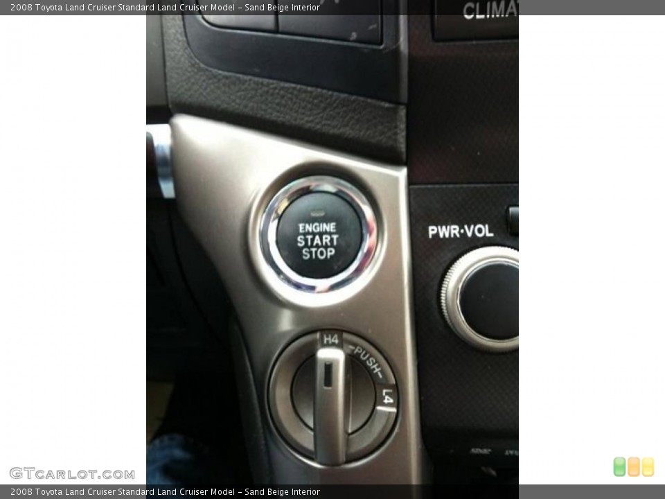 Sand Beige Interior Controls for the 2008 Toyota Land Cruiser  #42704036