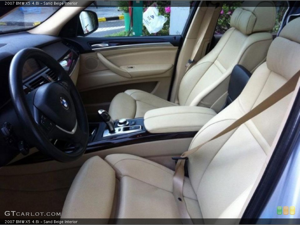 Sand Beige Interior Photo for the 2007 BMW X5 4.8i #42704124