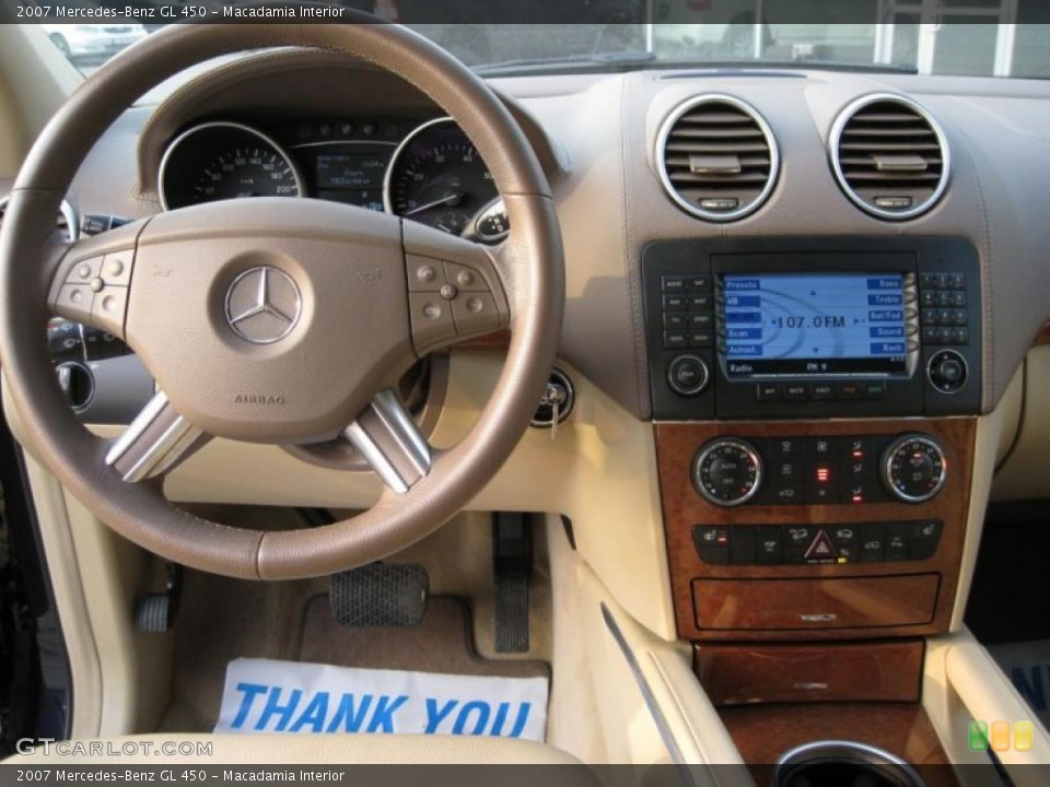 Macadamia Interior Dashboard for the 2007 Mercedes-Benz GL 450 #42704256