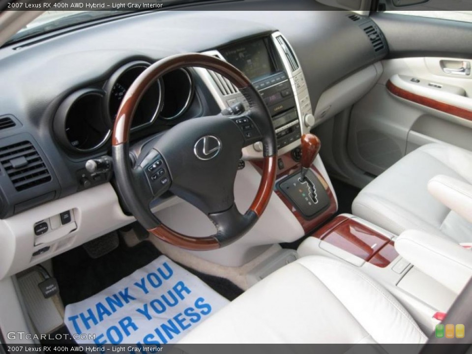 Light Gray Interior Prime Interior for the 2007 Lexus RX 400h AWD Hybrid #42704564