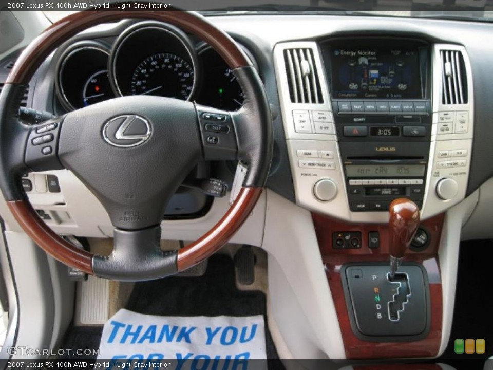 Light Gray Interior Dashboard for the 2007 Lexus RX 400h AWD Hybrid #42704580