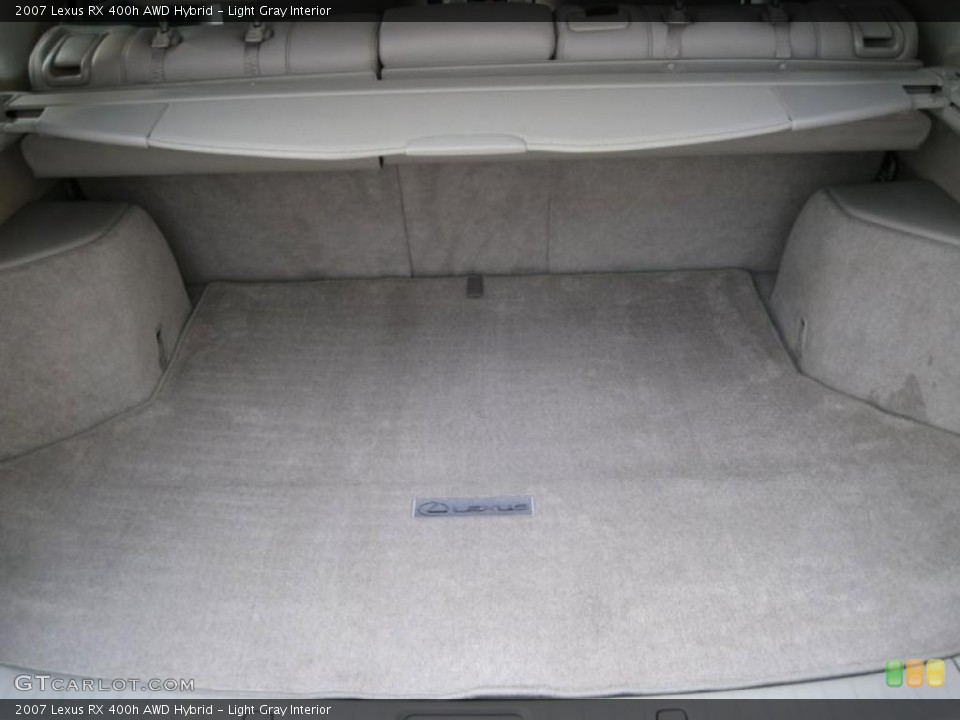 Light Gray Interior Trunk for the 2007 Lexus RX 400h AWD Hybrid #42704604