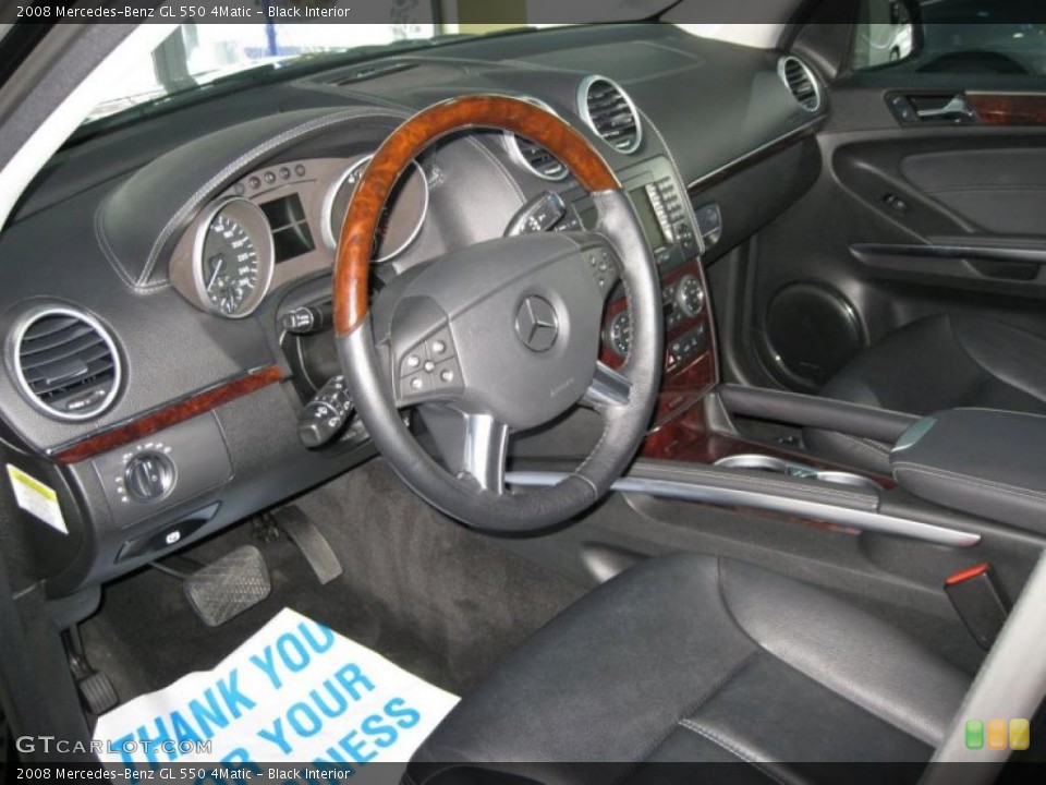 Black Interior Prime Interior for the 2008 Mercedes-Benz GL 550 4Matic #42704708