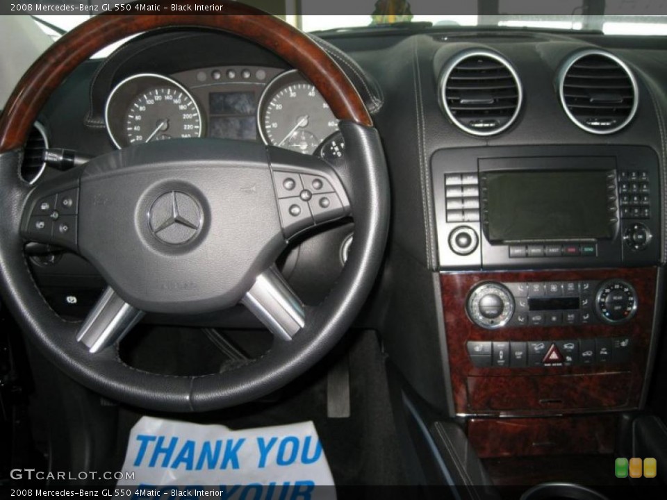 Black Interior Dashboard for the 2008 Mercedes-Benz GL 550 4Matic #42704724