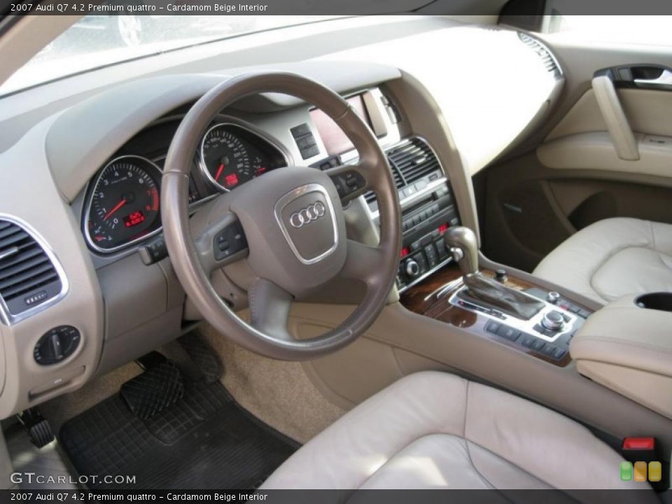 Cardamom Beige Interior Prime Interior for the 2007 Audi Q7 4.2 Premium quattro #42705928