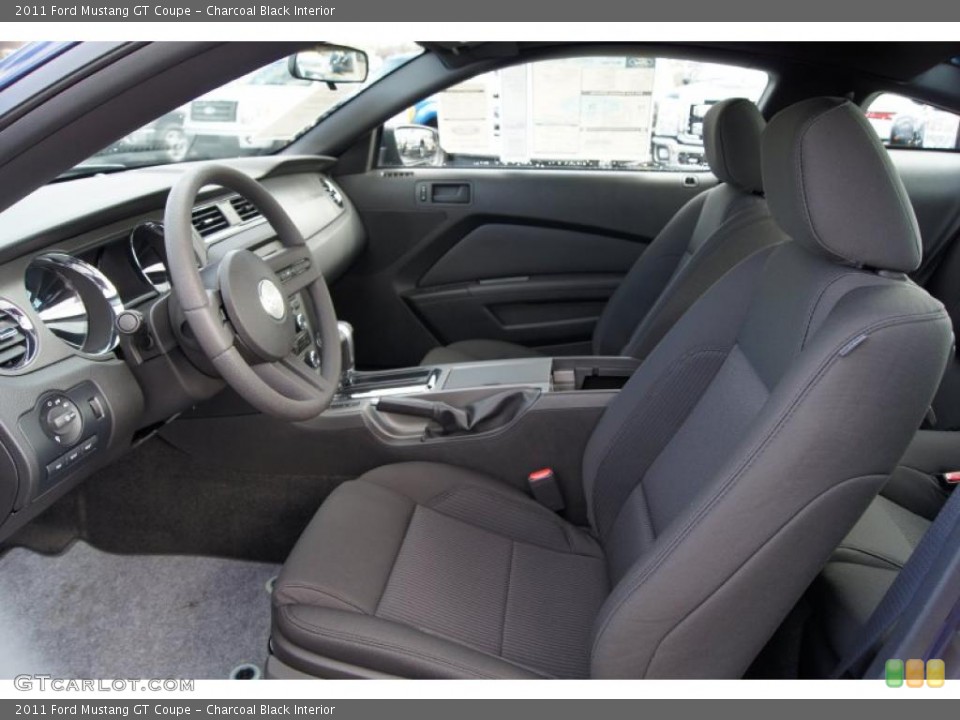 Charcoal Black Interior Photo for the 2011 Ford Mustang GT Coupe #42706940