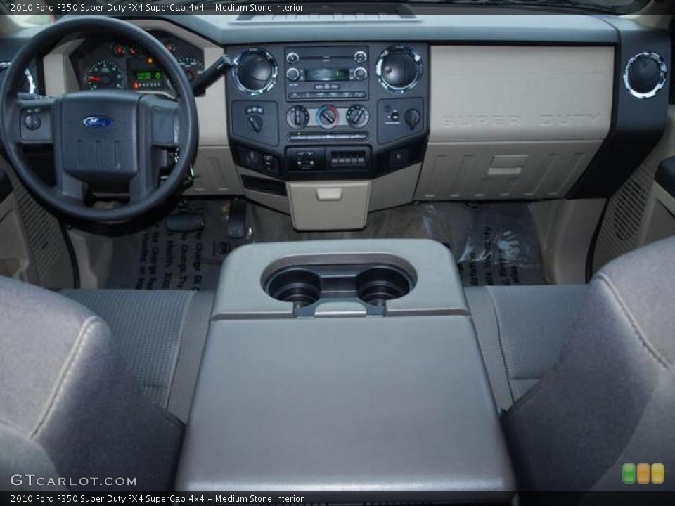 Medium Stone Interior Dashboard for the 2010 Ford F350 Super Duty FX4 SuperCab 4x4 #42709304