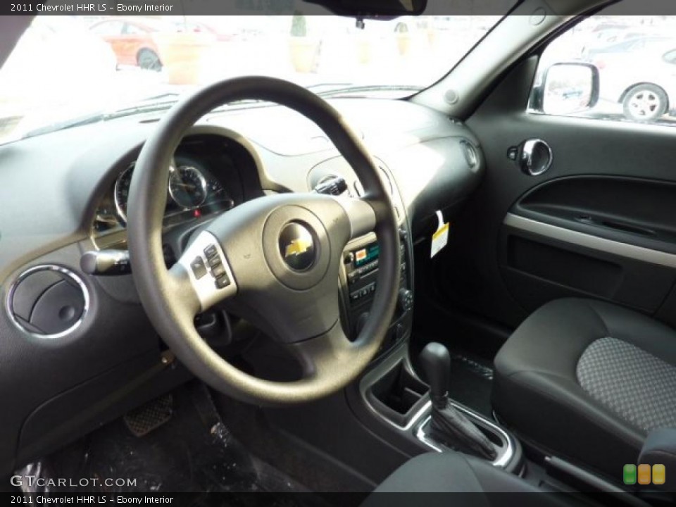 Ebony Interior Prime Interior for the 2011 Chevrolet HHR LS #42719509